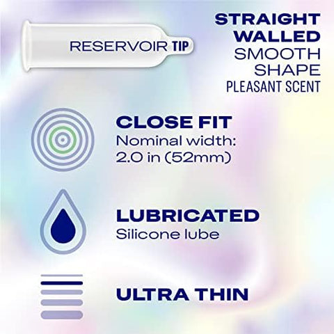 Pack of 2 Durex Invisible Condoms of 12