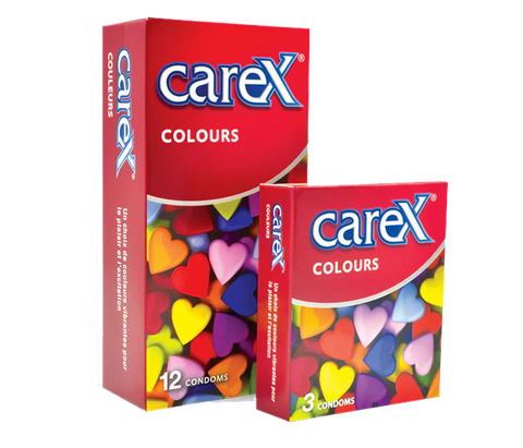 Carex Colours Condoms 12 Piece