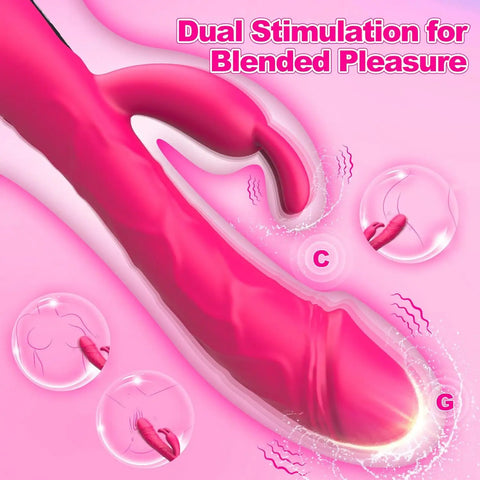 Sale Share :  10-band Retractable Vibrating AV Wand Luxurious Shape Soft Touch G-spot 100% Waterproof Clitoral.